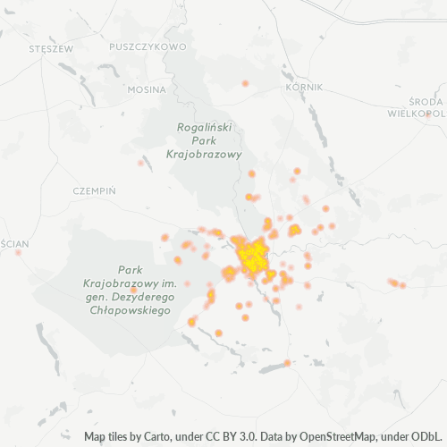 63-100 Mapa intensywności działalności gospodarczej