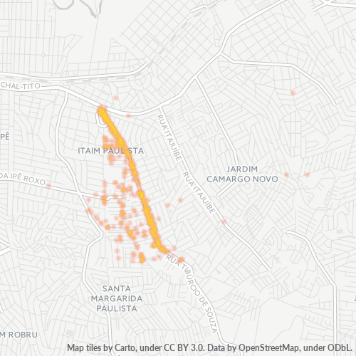 08140-000 Heatmap de Densidade da Empresa