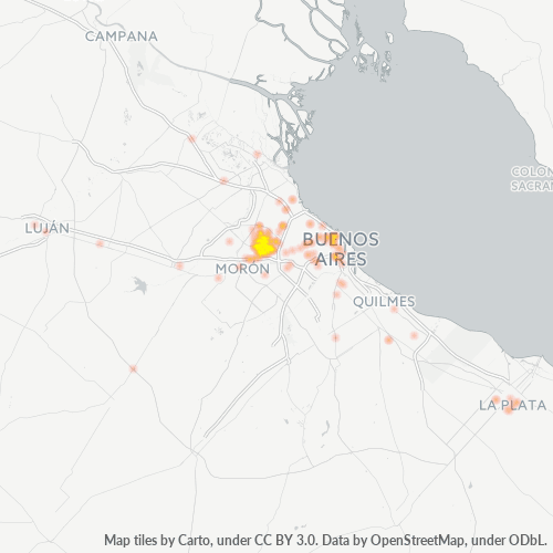 1678 Heatmap de Densidade da Empresa