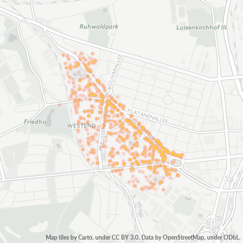 14052 Standortdichte-Heatmap