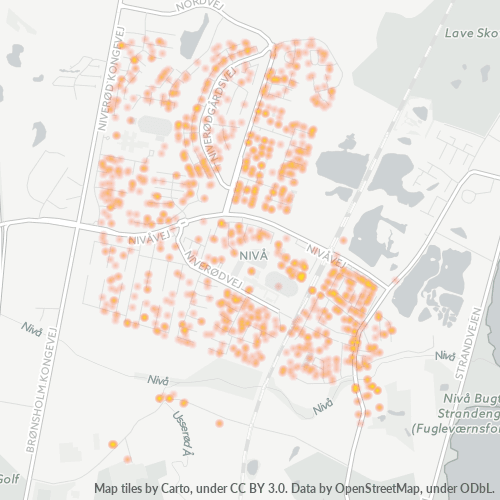2990 Heatmap over forretningstæthed