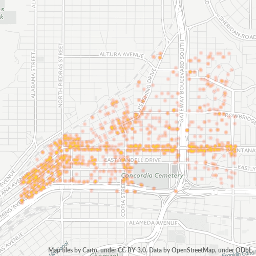 79903 Business Density Heatmap