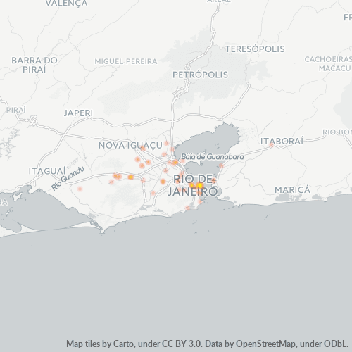 20010-000 Heatmap de Densidade da Empresa