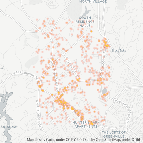 29617 Business Density Heatmap