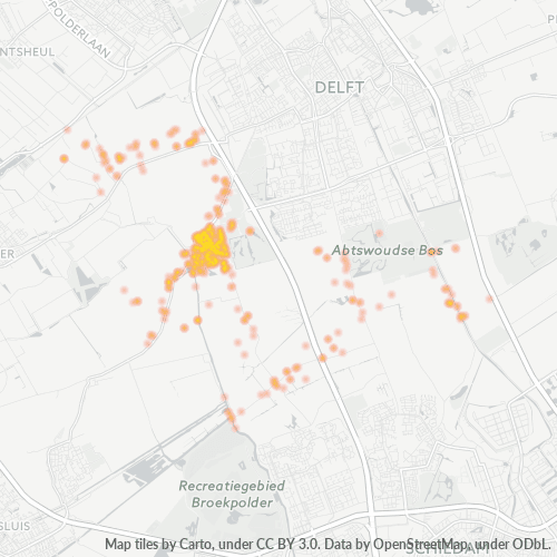 2636 Heatmap Bedrijfsdichtheid