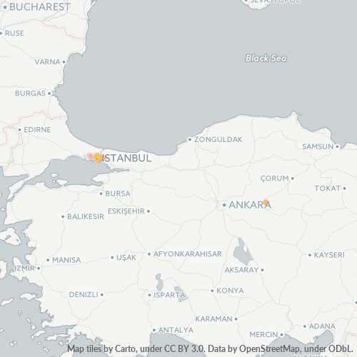 34664 Şirket Yoğunluğu Isı Haritası
