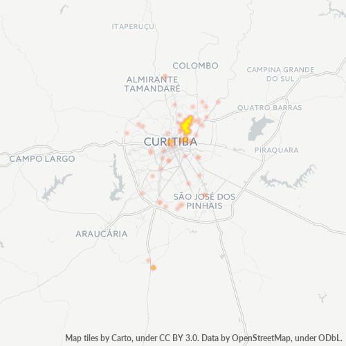 82510-000 Heatmap de Densidade da Empresa