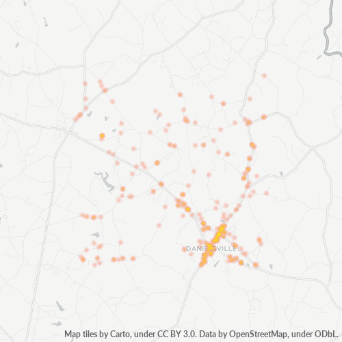 30633 Business Density Heatmap
