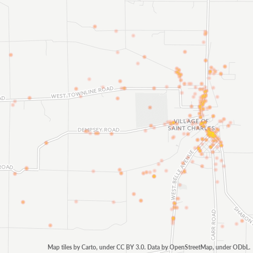 48655 Business Density Heatmap