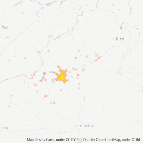 64-980 Mapa intensywności działalności gospodarczej