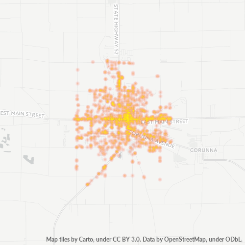 48867 Business Density Heatmap