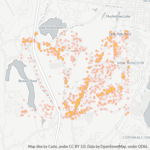 12553 Business Density Heatmap