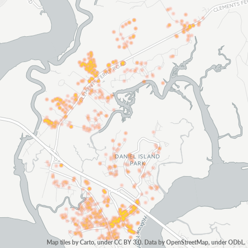 29492 Business Density Heatmap