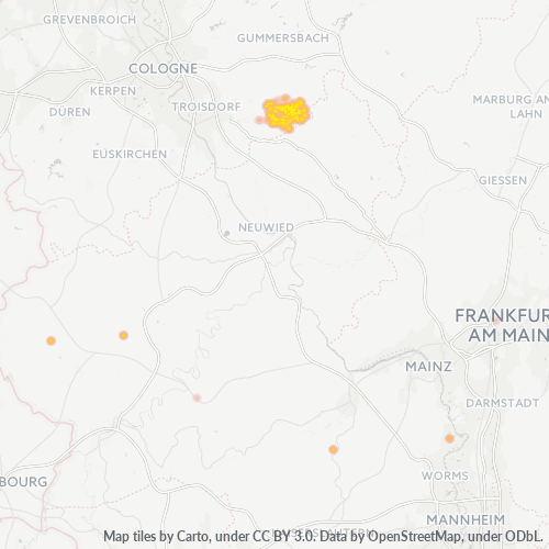 51570 Standortdichte-Heatmap