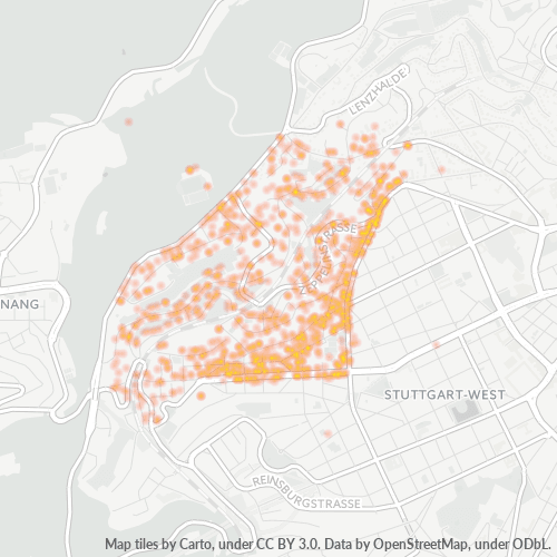 70193 Standortdichte-Heatmap