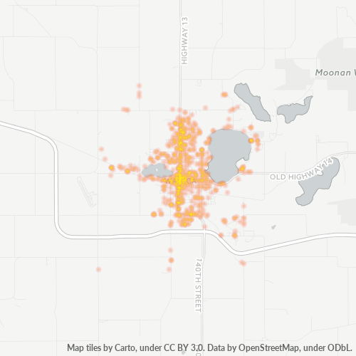 56093 Business Density Heatmap