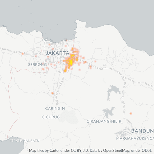 17424 Peta Panas Densitas Bisnis