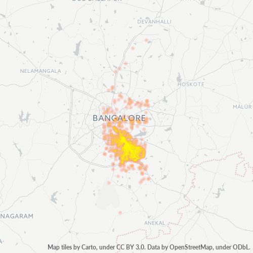560068 Business Density Heatmap