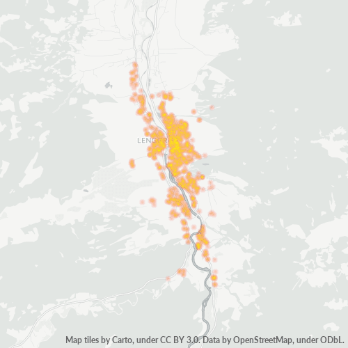 Heatmap für plz 83661