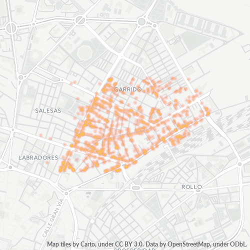 37004 Mapa de calor de densidad empresarial