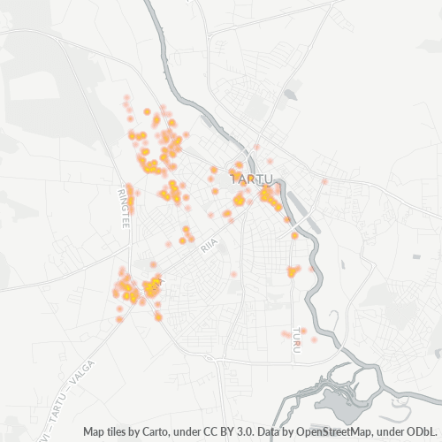 51014 Äritegevuse tiheduse kaart