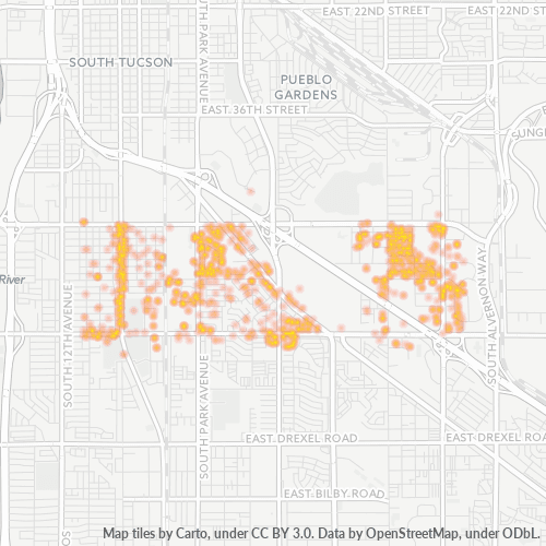 85714 Business Density Heatmap