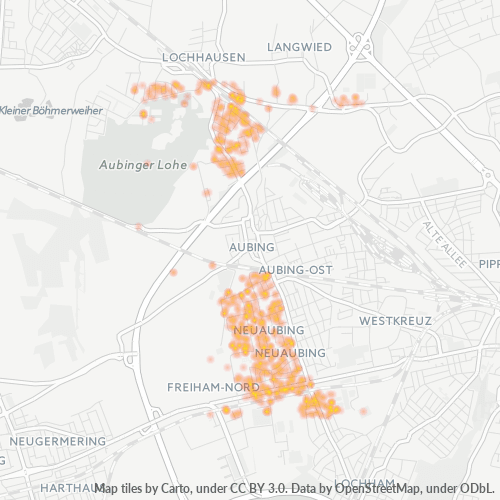 81249 Standortdichte-Heatmap