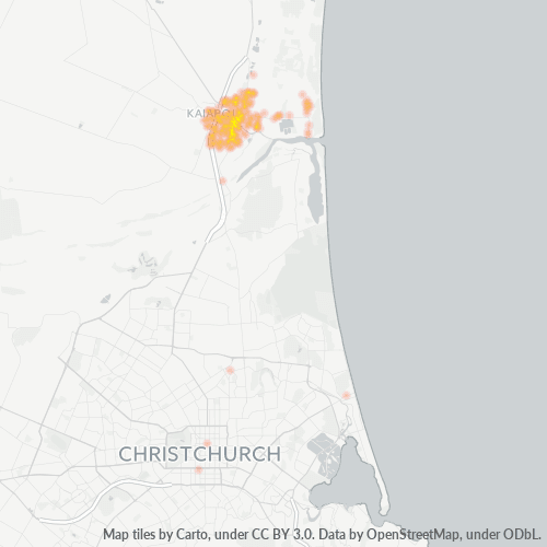 7630 Business Density Heatmap