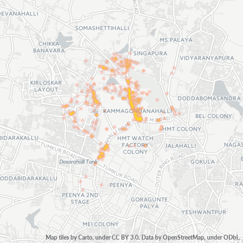 560015 Business Density Heatmap