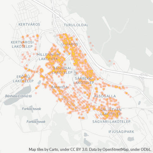 2800 Vállalati sűrűségi térkép