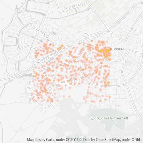 7462 Heatmap Bedrijfsdichtheid
