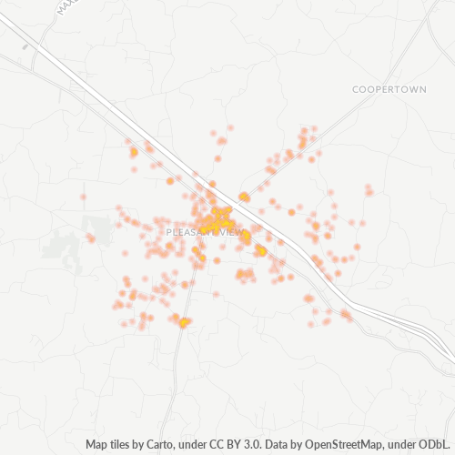 37146 Business Density Heatmap