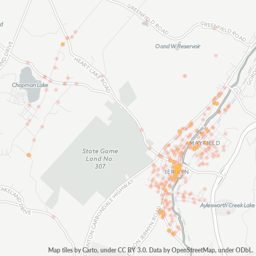 18433 Business Density Heatmap
