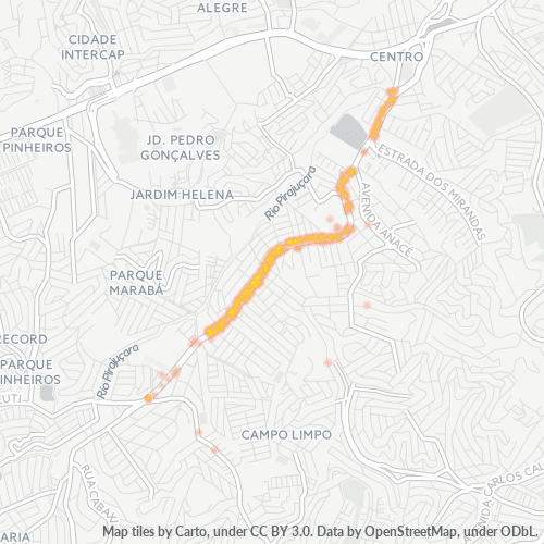 05787-000 Mapa de calor de densidad empresarial