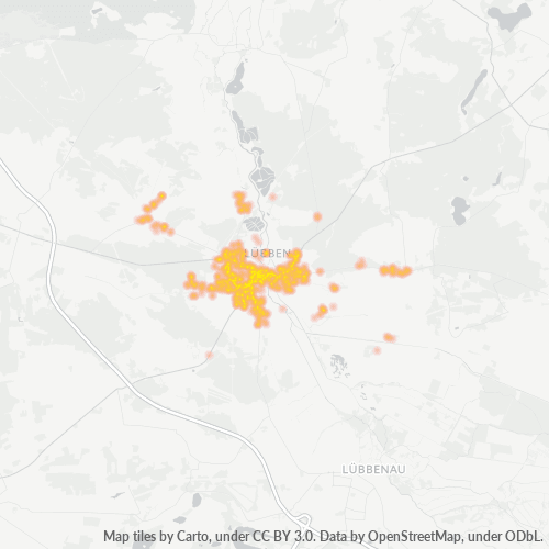 Heatmap für plz 15907