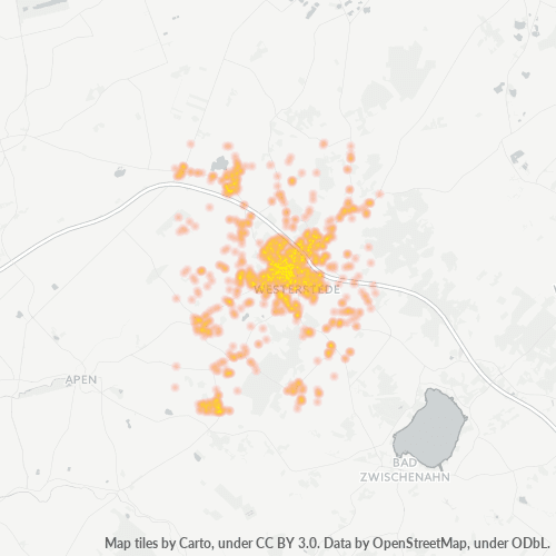 Heatmap für plz 26655