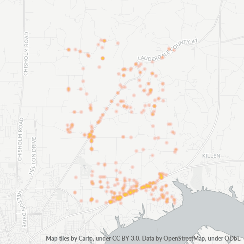 35634 Business Density Heatmap