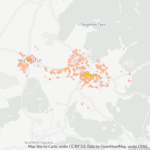 Heatmap für plz 35321