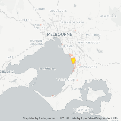 3196 Business Density Heatmap