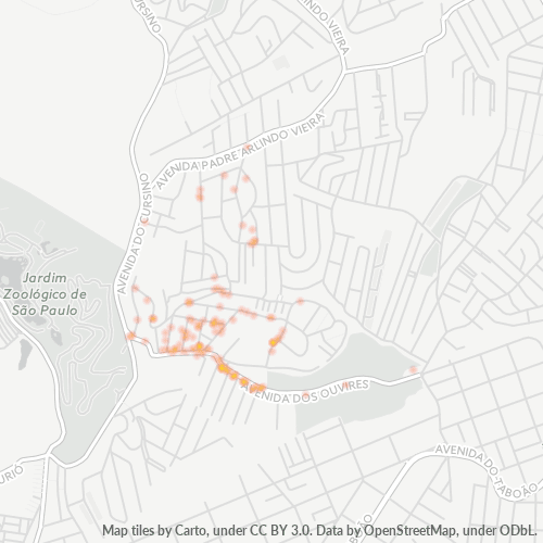 04194-000 Mapa de calor de densidad empresarial