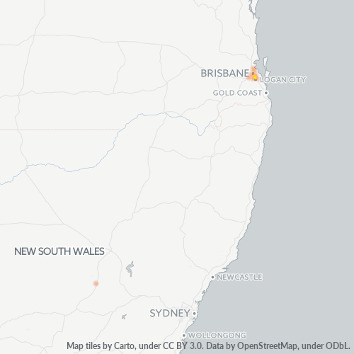 4119 Business Density Heatmap