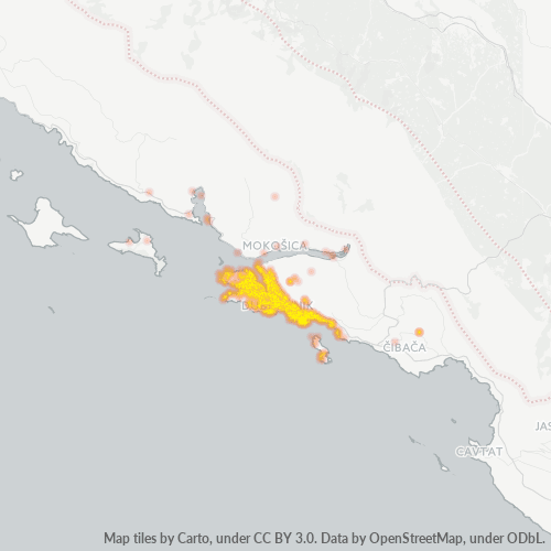 20000 Karta gustine preduzeća