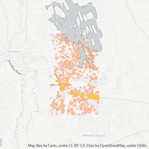98391 Business Density Heatmap