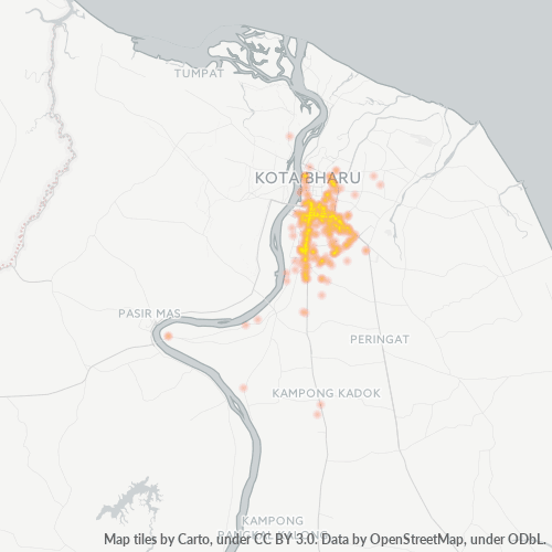 15150 Business Density Heatmap