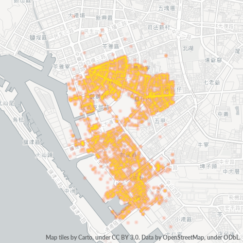 806 商業密度熱圖