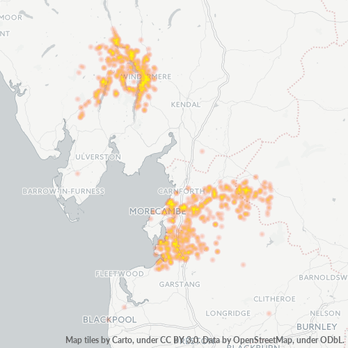 LA2 Business Density Heatmap