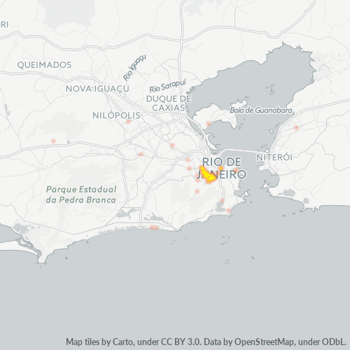 20550-000 Mapa de calor de densidad empresarial