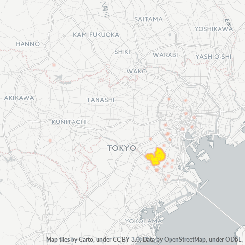 145 事業密度ヒートマップ
