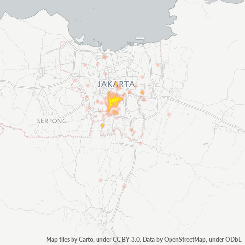12740 Peta Panas Densitas Bisnis