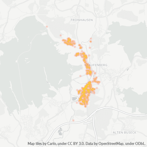 Heatmap für plz 35457